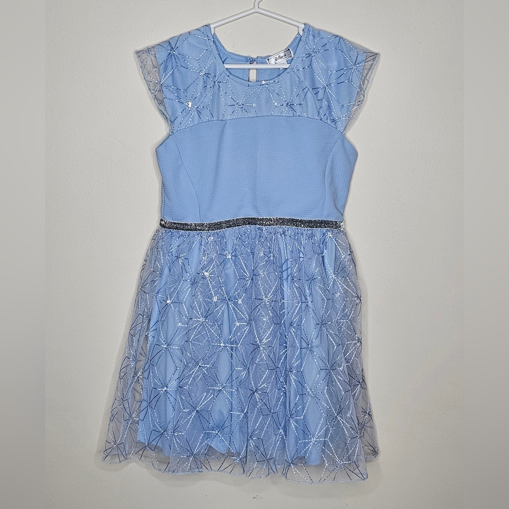D-Signed Disney Elsa inspired children's blue dress size M
